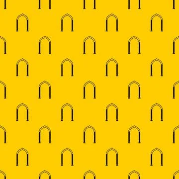 Arch pattern vector Stock Illustration