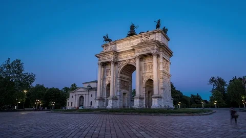 Arch of Peace Stock Footage 75233261