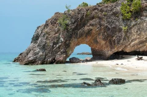 Arch of rock Stock Photos