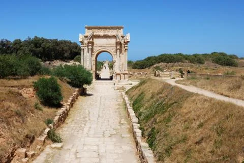 Arch of septimius severus Stock Photos