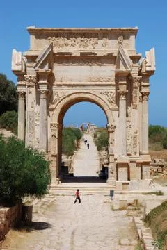 Arch of septimius severus Stock Photos
