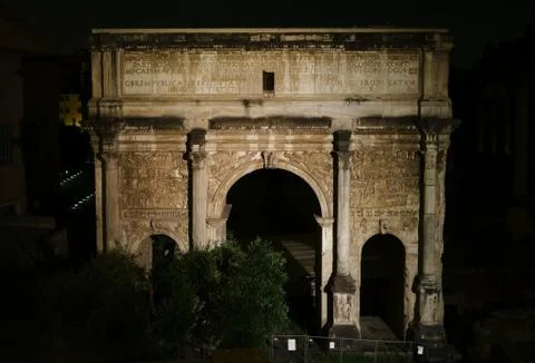 Arch of Septimius Severus Stock Photos