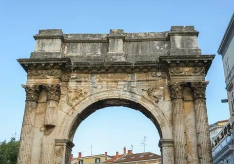 The Arch of Sergius Stock Photos