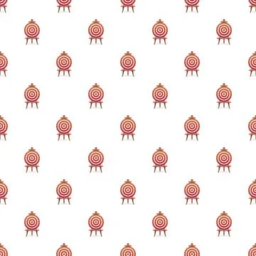 Arch target pattern seamless Stock Illustration