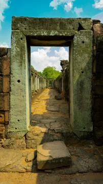 Arch of the temple Stock Photos
