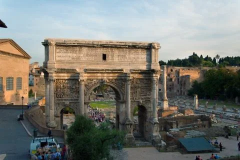 Arch of titus Stock Photos