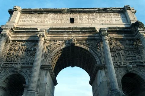 Arch of titus Stock Photos