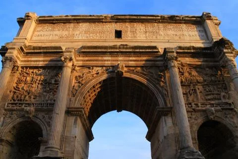 Arch of titus Stock Photos