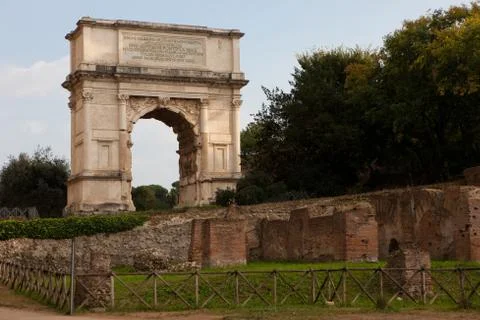 The Arch of Titus Stock Photos