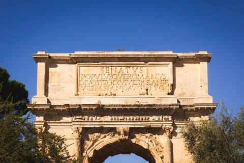 Arch of Titus Foto stock
