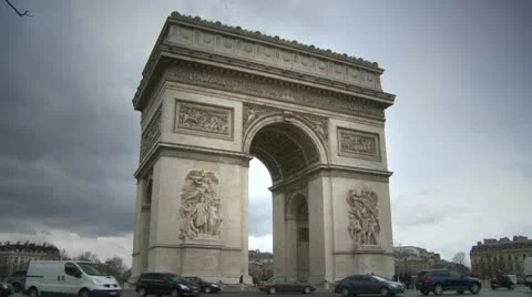 Arch of Triomphe Stock Footage 10862601