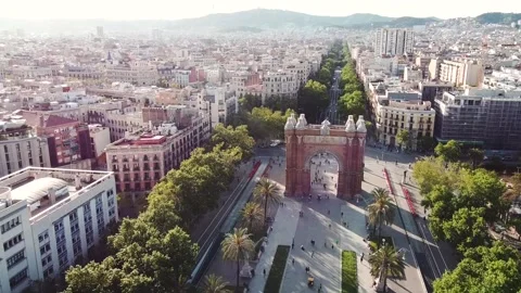 Arch of Triumph Stock Footage 188733548