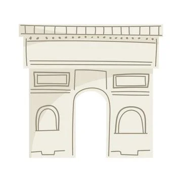 Arch of Triumph Illustrazione stock