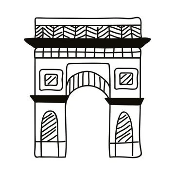 Arch of triumph Stock-Illustration