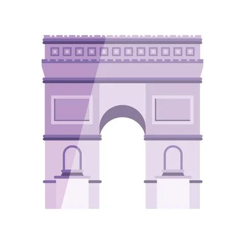 Arch of triumph Illustrazione stock