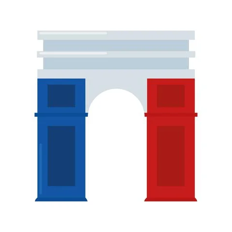 Arch of triumph Illustrazione stock