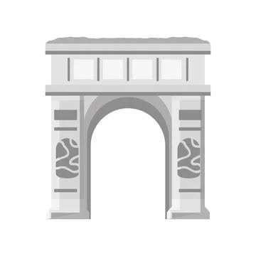 Arch of Triumph Paris Illustrazione stock