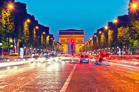 Arch of Triumph, Paris Stock Photos