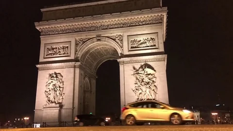 Arch of Triumph Timelapse Stock Footage 75156181