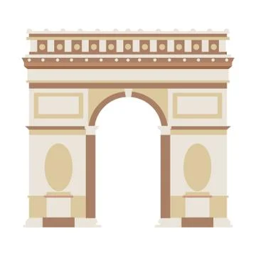 Arch of Triumph Vector Illustration イラスト素材