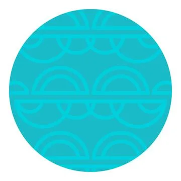 Arch wave scale pattern flat vector illustration graphic design element Ilustração Stock