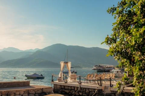 Arch for the wedding ceremony Stock Photos