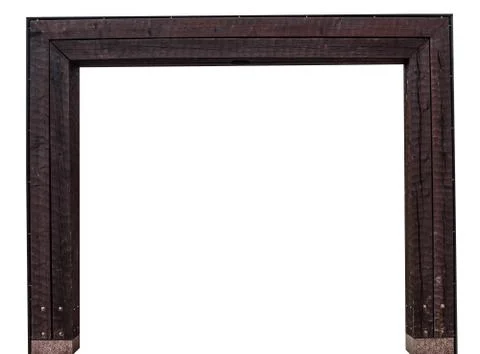 Arch on a white background Stock Photos