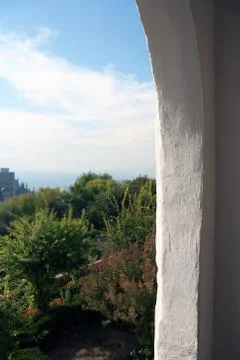 Arch window Stock Photos