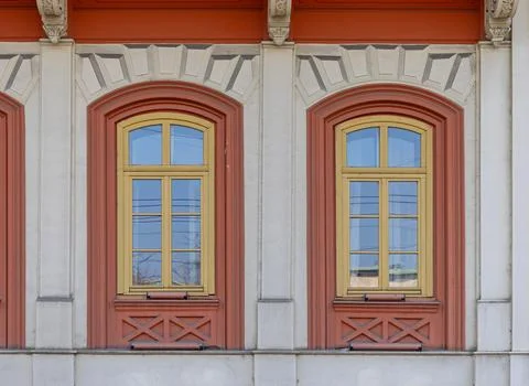 Arch Windows Building Stock Photos