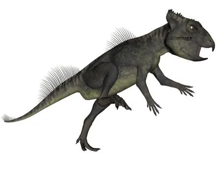 Archaeoceratops dinosaur - 3D render Stock Illustration