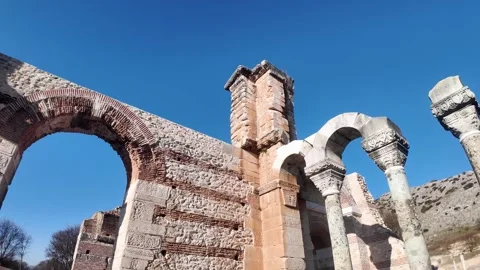 Archaeological area of Philippi, Greece Stock Footage 328155874