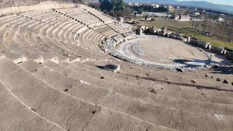 Archaeological area of Philippi, Greece Stock Footage 328156347