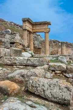 Archaeological Area of Solunto Stock Photos