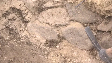 Archaeological digging Stock Footage 171159289