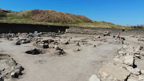 Archaeological excavations 库存影片 112260576