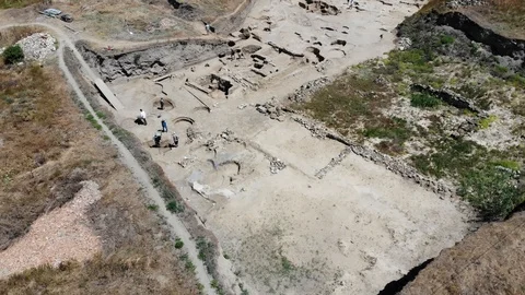 Archaeological excavations Stock Footage 112260598