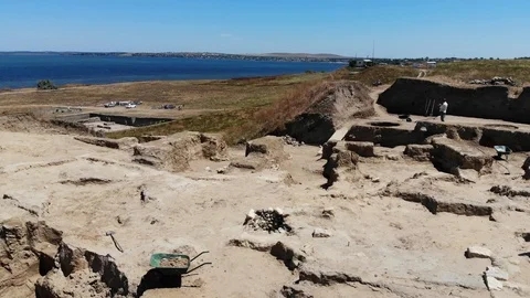 Archaeological excavations Stock Footage 112260622