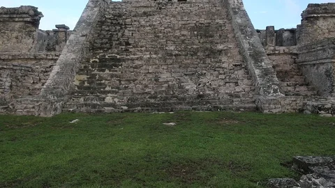 Archaeological zone of Tulum 13 Stock Footage 95642648
