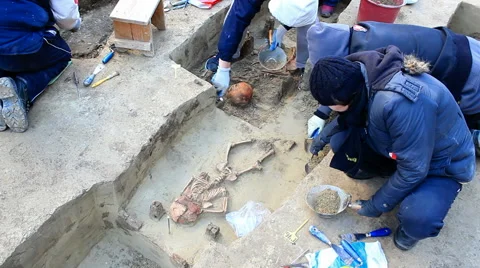 Archaeologically Sites Stock-Footage 47222555