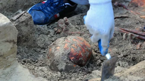 Archaeologically Sites Stock Footage 47224312