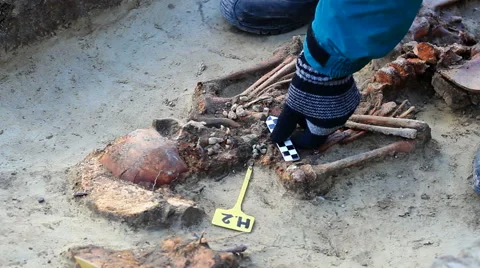 Archaeologically Sites Stock Footage 47224775