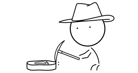 Archaeologist with a pickaxe 動画素材 296295472