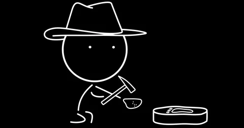 Archaeologist with a tool Stock Footage 296295347