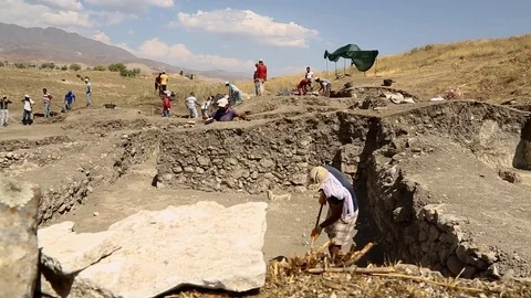 Archaeology Stock Footage 75245567