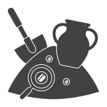 Archaeology Vector Icon Stock Illustration