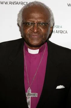 Archbishop Desmond Tutu's 75th Birthday Celebration Stock Photos