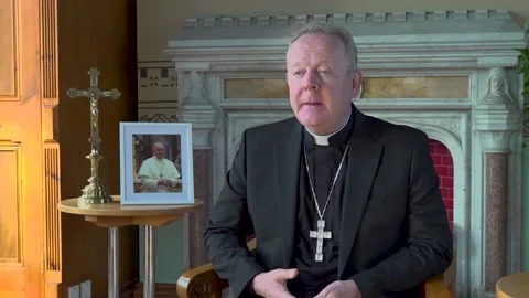 Archbishop requested Pope Francis visit Northern Ireland as part of 2018 trip Stock Footage 307220840