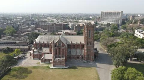 The Archdiocese of Lahore (formally called Cathedral Church of the Resurrection) Stock Photos
