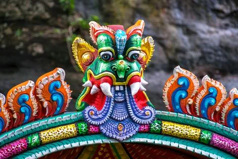 Arche of hindu temple Stock Photos
