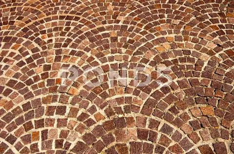 Arched Brick Background Stock Photos